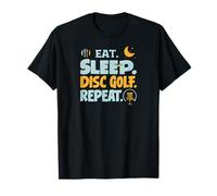Eat Sleep Disc Golf Repeat Funny Player Hobby Life T-Shirt