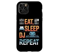 Eat Sleep DJ Repeat Music Party Vibes Case for iPhone 11 Pro