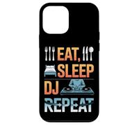 Eat Sleep DJ Repeat Music Party Vibes Case for iPhone 12 mini