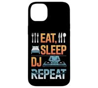 Eat Sleep DJ Repeat Music Party Vibes Case for iPhone 14 Plus