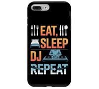 Eat Sleep DJ Repeat Music Party Vibes Case for iPhone 7 Plus/8 Plus