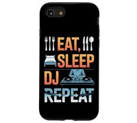 Eat Sleep DJ Repeat Music Party Vibes Case for iPhone SE (2020) / 7/8
