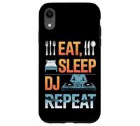 Eat Sleep DJ Repeat Music Party Vibes Case for iPhone XR