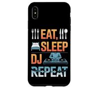 Eat Sleep DJ Repeat Music Party Vibes Case for iPhone XS Max