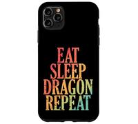Eat Sleep Dragon Repeat Fairy Tale Dragon Case for iPhone 11 Pro Max