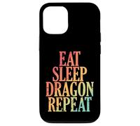 Eat Sleep Dragon Repeat Fairy Tale Dragon Case for iPhone 12/12 Pro