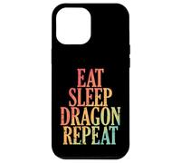 Eat Sleep Dragon Repeat Fairy Tale Dragon Case for iPhone 12 Pro Max