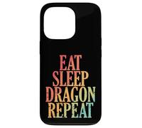 Eat Sleep Dragon Repeat Fairy Tale Dragon Case for iPhone 13 Pro