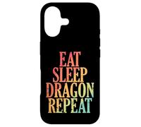 Eat Sleep Dragon Repeat Fairy Tale Dragon Case for iPhone 17