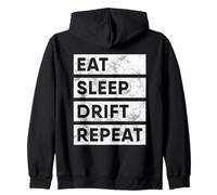 Eat Sleep Drift Repeat Tokyo JDM Car Drifting Zip Hoodie