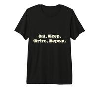 Eat Sleep Drive Repeat Funny Driver Life Race Car Lover Premium T-Shirt