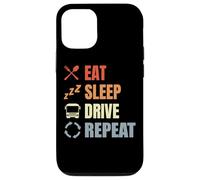 Eat Sleep Drive Repeat Shuttle Driver Job Case for iPhone 12/12 Pro