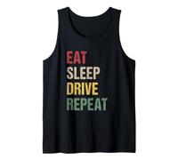 Eat Sleep Drive Repeat Tank Top