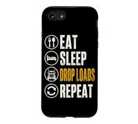 Eat Sleep Drop Loads Funny Trucker Semi Truck Driver Big Rig Case for iPhone SE (2020) / 7/8