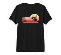 Eat Sleep Drum Set | Drummer Girl Drumming Premium T-Shirt