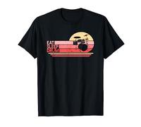 Eat Sleep Drum Set | Drummer Girl Drumming T-Shirt