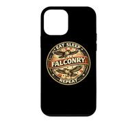 Eat Sleep Falconry Repeat Patriotic Hawk Falconry Gift Case for iPhone 12 mini
