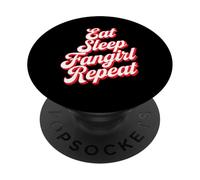Eat Sleep Fangirl Repeat Fandom Culture Support - PopSockets Adhesive PopGrip