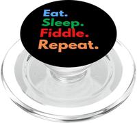 Eat Sleep Fiddle Repeat - Fiddle Players, Musicians & Lovers PopSockets PopGrip for MagSafe