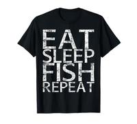 Eat Sleep Fish Repeat Shirt Men Fisherman Fathers Day T-Shirt