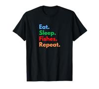 Eat Sleep Fishes Repeat - Fish Pet Owners & Aquarium Lovers T-Shirt