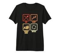 Eat Sleep French Horn Repeat Premium T-Shirt