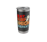 Eat Sleep Get High Repeat Stainless Steel Insulated Tumbler