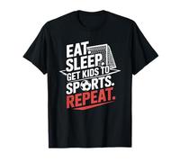 Eat Sleep Get Kids to Teach Respect, Soccer Game Player T-Shirt