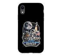 Eat Sleep Go Back To The Moon Repeat Case for iPhone XR
