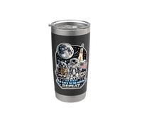 Eat Sleep Go Back to The Moon Repeat Stainless Steel Insulated Tumbler