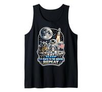 Eat Sleep Go Back to The Moon Repeat Tank Top