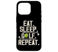 Eat Sleep Golf Repeat Case for iPhone 16 Pro
