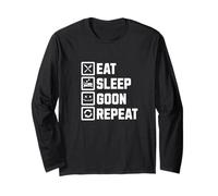 Eat. Sleep. Goon. Repeat. Long Sleeve T-Shirt