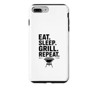 Eat Sleep Grill Repeat Funny BBQ Lover Case for iPhone 7 Plus/8 Plus