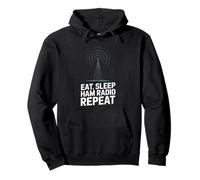 Eat Sleep Ham Radio Repeat Amateur Radio Operator Pullover Hoodie