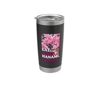 Eat Sleep Hanami Repeat Cherry Blossom Stainless Steel Insulated Tumbler