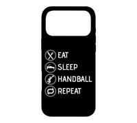 Eat Sleep Handball Repeat Handballer Coach Trainer Funny Case for iPhone 17 Pro Max