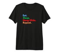 Eat Sleep Hang Glide Repeat for Hang Gliders & Lovers Premium T-Shirt