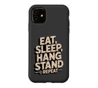 Eat Sleep Hang Stand Repeat Deer Hunting Tree Stand Case for iPhone 11
