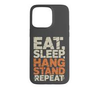 Eat Sleep Hang Stand Repeat Deer Hunting Tree Stand Case for iPhone 15 Pro Max