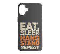 Eat Sleep Hang Stand Repeat Deer Hunting Tree Stand Case for iPhone 16 Plus