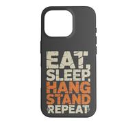 Eat Sleep Hang Stand Repeat Deer Hunting Tree Stand Case for iPhone 16 Pro