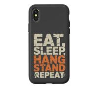 Eat Sleep Hang Stand Repeat Deer Hunting Tree Stand Case for iPhone X/XS