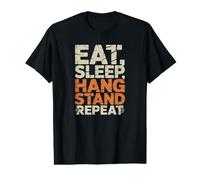 Eat Sleep Hang Stand Repeat Deer Hunting Tree Stand Value Graphic T-Shirt