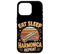 Eat Sleep Harmonica Repeat Harmonicas Blues Case for iPhone 16 Pro