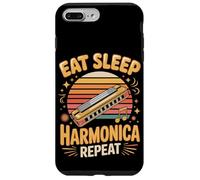 Eat Sleep Harmonica Repeat Harmonicas Blues Case for iPhone 7 Plus/8 Plus