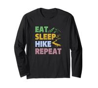 Eat Sleep Hike Repeat Long Sleeve T-Shirt
