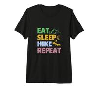 Eat Sleep Hike Repeat Premium T-Shirt