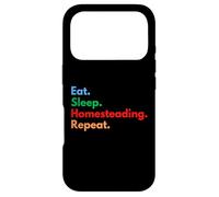Eat Sleep Homesteading Repeat for Homesteaders & Gardeners Case for iPhone 17 Pro