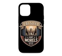 Eat Sleep Hunt Morels Repeat Mushroom Hunter Case for iPhone 12/12 Pro